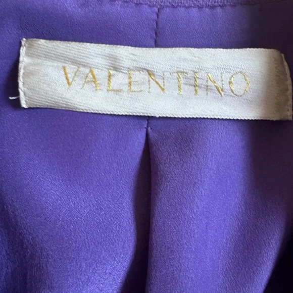 Valentino Purple Ruffle Blazer - Picture 6 of 6